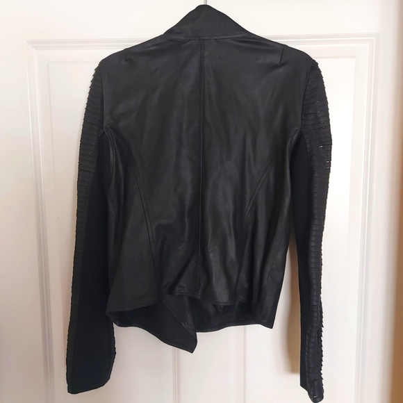 LAMARQUE New Brenda Leather Moto Jacket - Medium - Picture 7 of 10
